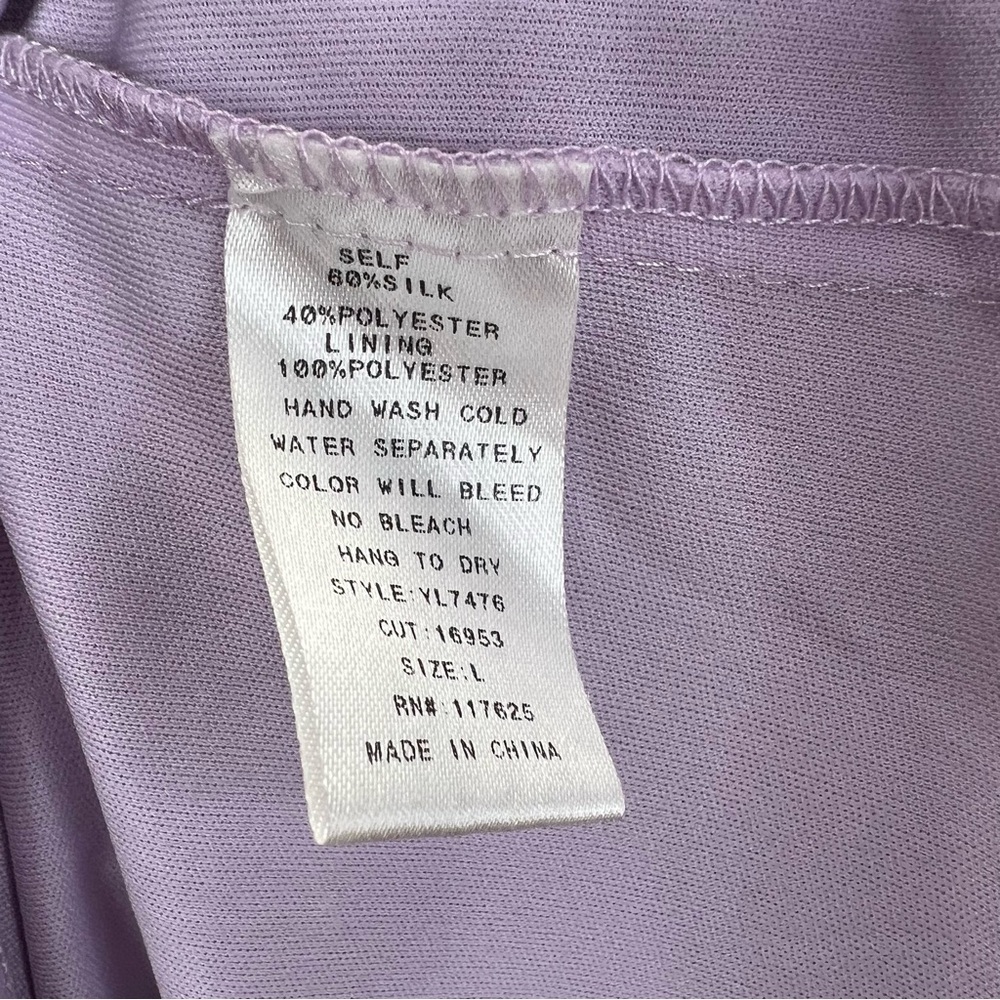 Ya Los Angeles Lavender Ruffle Midi Dress - Picture 8 of 8